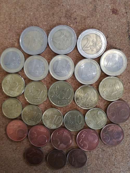 27x Euro Coins
